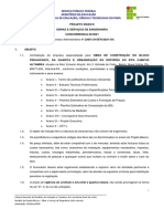 Construção de Bloco Pedagógico no IFPA Campus Altamira