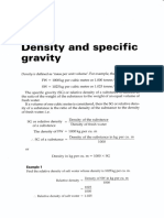 Density, Specific Gravity, and Calculating Mass of Substances