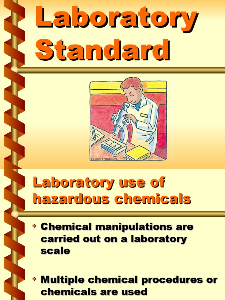 Laboratory Standard PDF Laboratories Safety