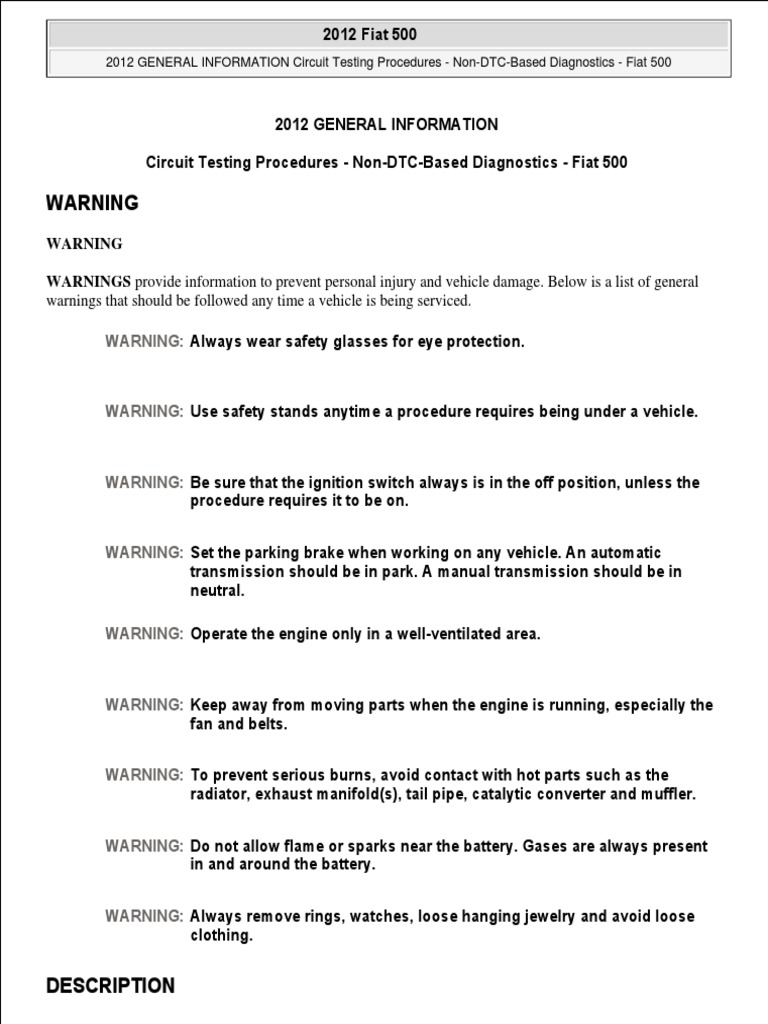 FIAT 500 WORKSHOP MANUAL PDF FREE DOWNLOAD visual data 2