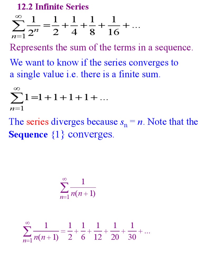 Analysis of the Convergence and Divergence of Infinite Series through Partial Sums and Geometric