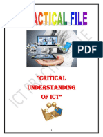ICT B.Ed Practical File - Univ Format