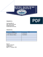 Submitted To:: Our Honorable Sir, MD. Mofassel Hossain Management Dept. North South University