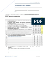 FR 3. Questionnaire Fin de Formation FR