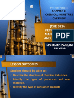 (CHE 329) Petrochemical Manufacturing and Application: Chemical Industries