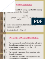 Normal: A Random Variable X Having A Probability Density Function Given by The Formula