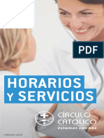 Horarios Servicios: FEBRERO 2020