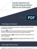 Contextualização histórica da Psicologia Escolar_Educacional e Políticas Públicas e Educação
