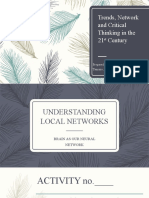 Trends, Network and Critical Thinking in The 21 Century: Prepared By: Ms. Micah Glorice C. Tamayo, LPT