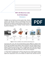 PHY 103 Discovery Labs: Ecole Polytechnique