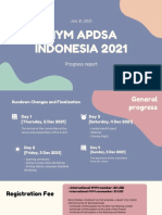 MYM INDONESIA REPORT PROGRESS