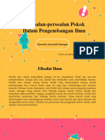 Persoalan-Persoalan Pokok Dalam Pengembangan Ilmu