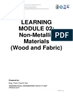 Non-Metallic Materials Module: Wood, Plastics, Fabric & Rubber