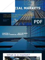 Financial Markets: Our Lady of The Pillar College-Cauayan Campus