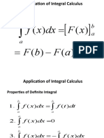 Application of Integral Calculus