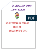 English Core (301) Study Material 2014-15