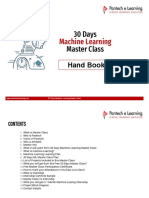 ML Master Class Hand Book
