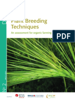 Plant Breeding Techniques: An Assessment For Organic Farming