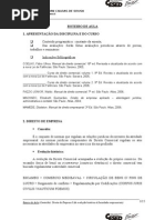 Roteiro Das Aulas_direito de Empresa(Dir Empresa facisa