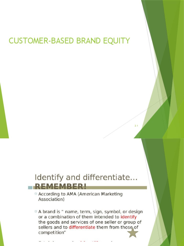 Chapter 2 Customer Based Brand Equity | PDF | Brand | Marketing
