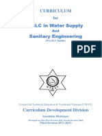 TSLC in Water Supply & Sanitary Pre SLC Revised 2071