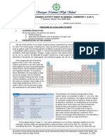 Sorsogon National High School Self-Directed Learning Activity Sheet in General Chemistry 1