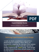 Experimental Study: Stefania Widya S., S.GZ, MPH