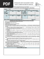 Pre-Joining Familiarization Checklist | PDF