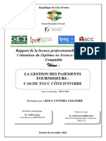 Rapport de Licence - KOUA Cynthia Colombe