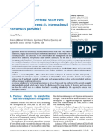 Standardization of Fetal Heart Rate Pattern Management: Is International Consensus Possible?