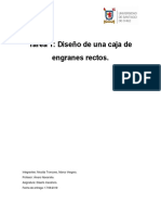 Diseño de caja de engranes rectos de 3 velocidades