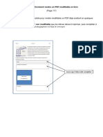 Tutoriel PDF Modifiable