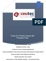 Tarea 3.3 Primer Avance Del Proyecto Final