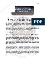 Servicio de Rosh Jodesh: 1. Reflexión