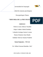 Psicopatologia Clinica Resumen