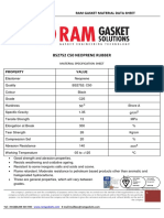 BS2752 C50 Neoprene Rubber Spec Sheet