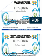 Diplomas de Honor Al Mérito - Promoción 6to 2021 - María Lopez