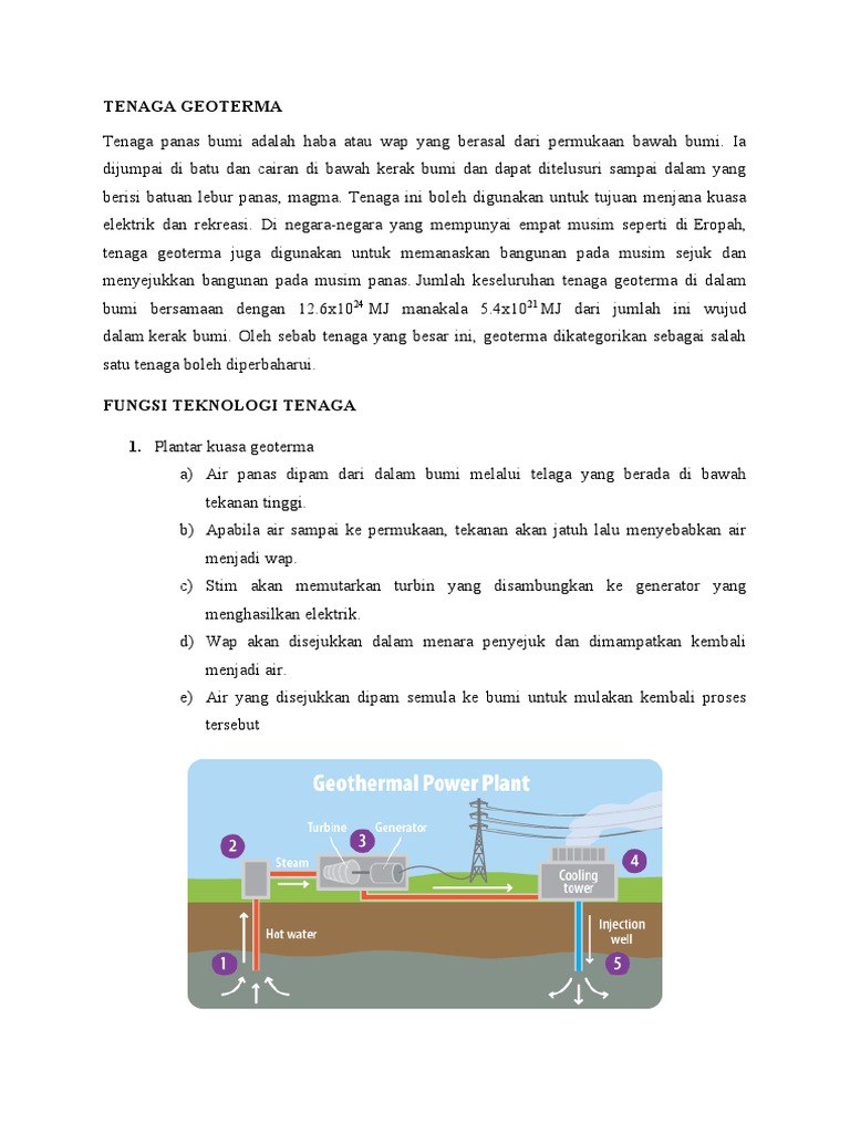 Tenaga Geoterma | PDF