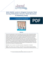 Bone Marker Levels in Gingival Crevicular Fluid