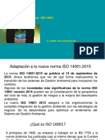 ISO 14001 adaptación