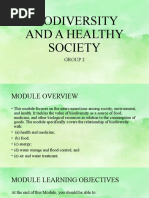 Biodiversity and A Healthy Society: Group 2