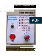 Probador de Interruptor Diferencial y Toma Corriente