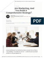 What Is 360 Marketing, and How Can You Build A Comprehensive Strategy