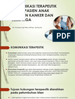 Komunikasi Terapeutik Untuk Pasien Anak Dengan Kanker