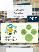 Estrategias de Evaluación Formativa.