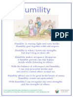 Humility: From Living Values Education Activities For Young Adults © 2019