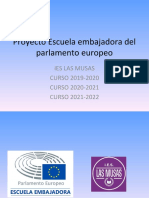 Proyecto Escuela Embajadora Del Parlamento Europeo