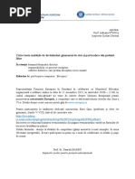 Adresa Oportunitate Grant Ambasada SUA