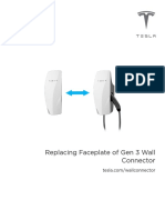 Replacing Faceplate Gen3 WallConnector