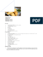 Indian Samosa Recipe - Crispy Potato Filled Pastries